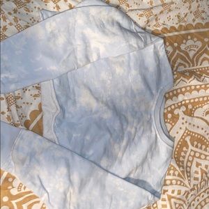 Oversized cropped sweatshirt